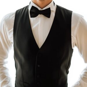 Vest, Buttoned Shirt & Trouser